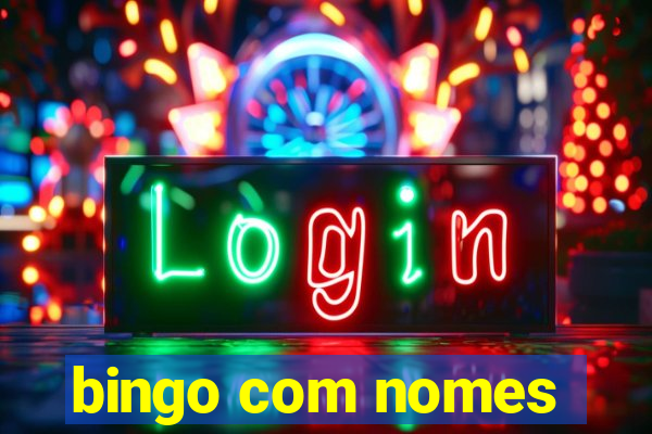 bingo com nomes